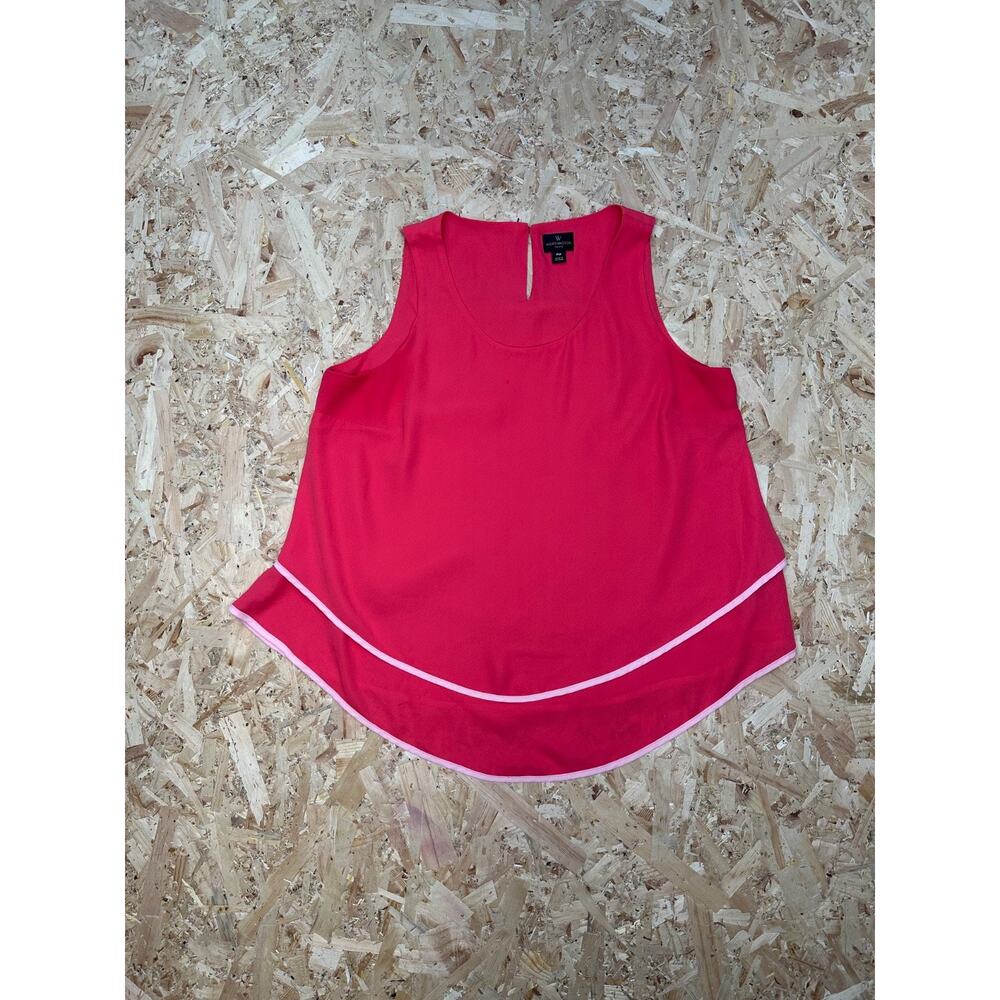 Worthington Petite Women’s Pink Sleeveless Blouse Sz PM